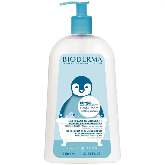 ABCDerm Cold-Cream Crème lavante 1L Sans savon – Peaux normales à sèches - Image 1