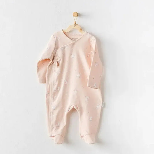Andywawa Combinaison rose- modèle bébé lapins mignons - Image 1