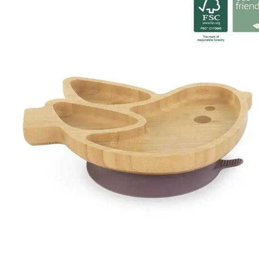 ASSIETTE EN BOIS GRENOUILLE – MINILAND - Image 1