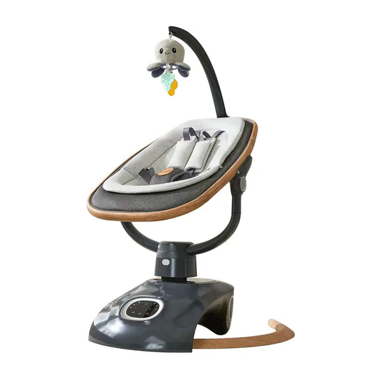 Balancelle Électrique Bébé Kidilo – Design Moderne - Gris - Image 1