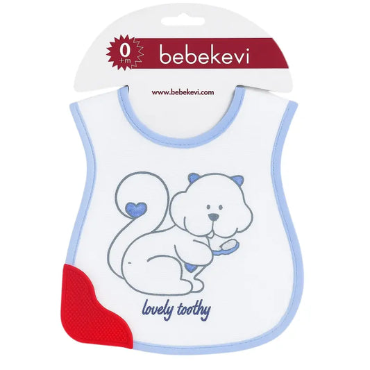 Bavoir tissu imperméable avec coin de dentition – Bebekevi - Image 3