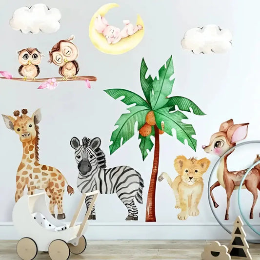 Bébé Safe Sticker Mural Animaux - Image 1