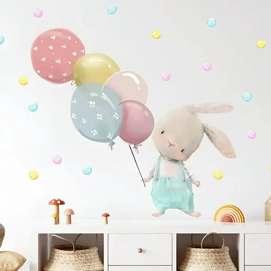 Bébé Safe Sticker Mural Lapin Ballons - Image 3