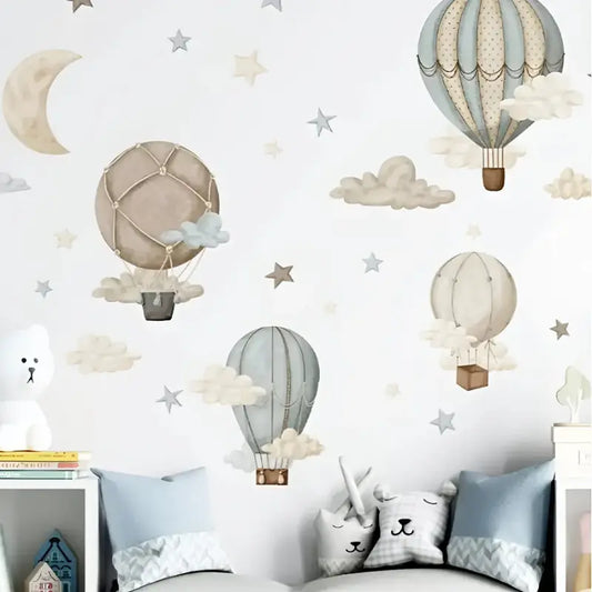 Bébé Safe Sticker Mural Montgolfière - Image 1