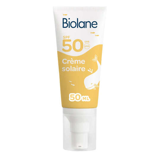 Biolane Crème solaire SPF50 Visage - Corps 50ml - Image 1