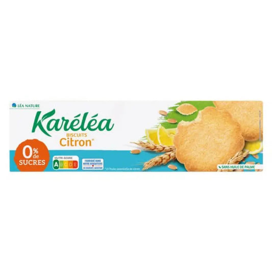 Biscuits au citron non sucrés Karelea 132 g - Image 1