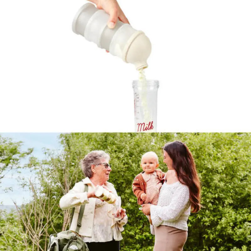 Boîtes doseuses de lait en poudre Babydose Mineral Beige - BABYMOOV - Image 4
