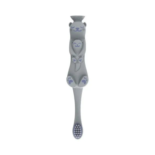 Brosse à dents pour tout-petits Dr. Brown’s – loutre – paquet de 1 - Image 3