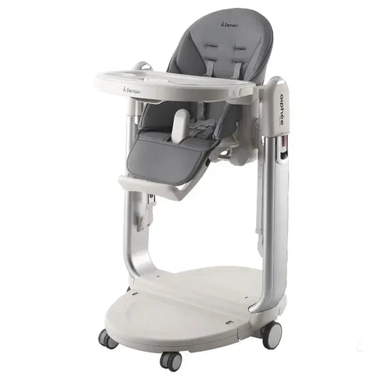Chaise haute multifonctionnelle 3 en 1 gris – A Demain - Image 1