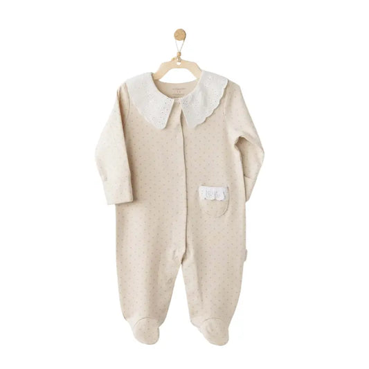Combinaison Andywawa AC26045 – You Are Special – Beige en Coton Doux pour Bébé - Image 1