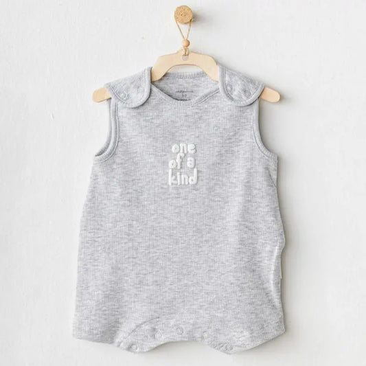 Combinaison bébé basique Andywawa 5 Gris chiné - Image 1