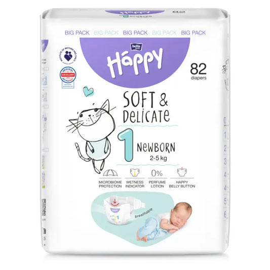Couche Happy taille 1 82 unités Happy Bella Baby - Image 1