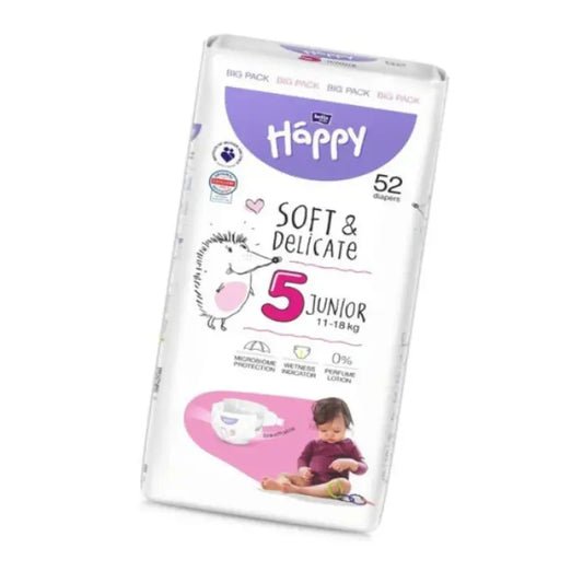 Couches Happy Taille 5 (12-25kg) 52 unités - Image 1