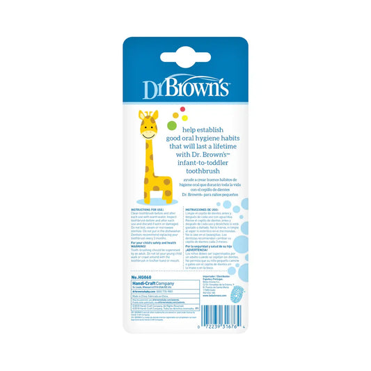 Dr. Brown’s Brosse à dents 0-3A – Girafe - Image 3