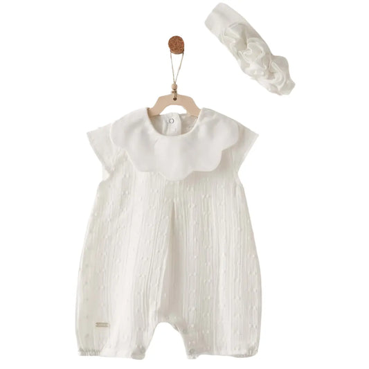 Ensemble barboteuse bébé fille ANW-AC26642 - Image 1