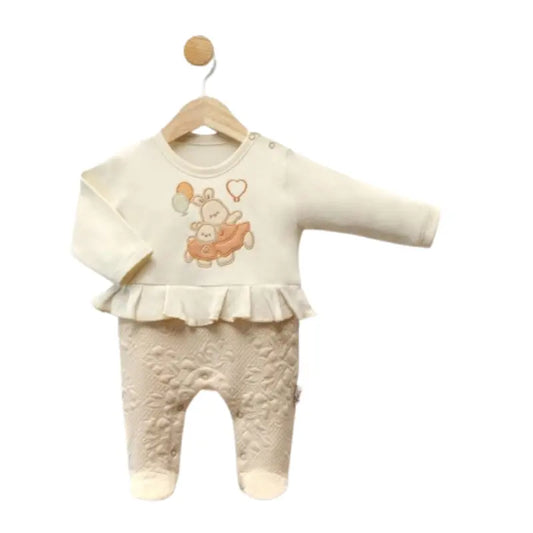 Grenouillère bébé fille nouveau-né 0-6 mois Flexi Baby -252315 - Image 3