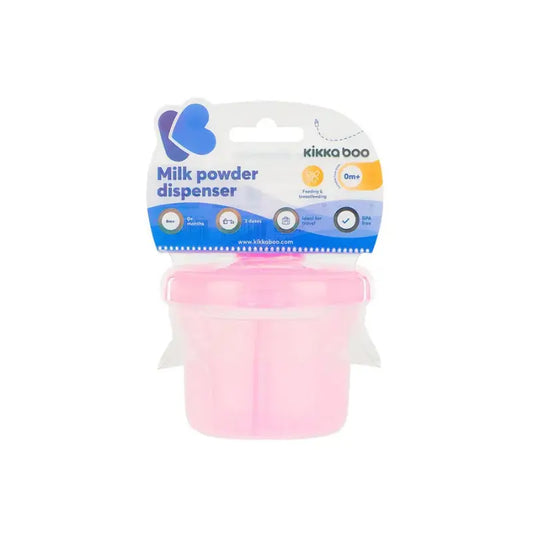 Kikkaboo Boite doseuse de lait Rose - Image 1