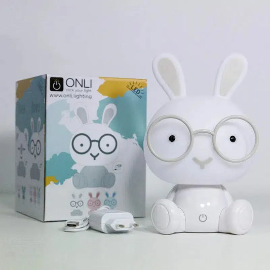 Lampe Bunny de table LED intégrée pour enfant Blanc – Onli - Image 3