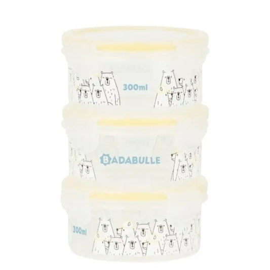 Lot de contenants 3x300 ml Badabulle - Image 1