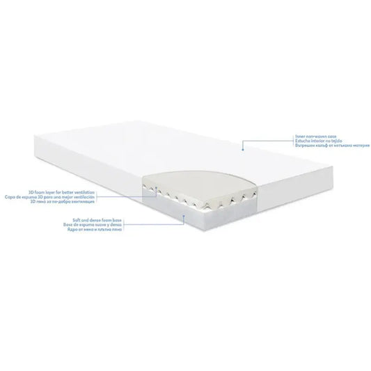Matelas NightDream Bambou 60x120x10cm – Kikkaboo - Image 3