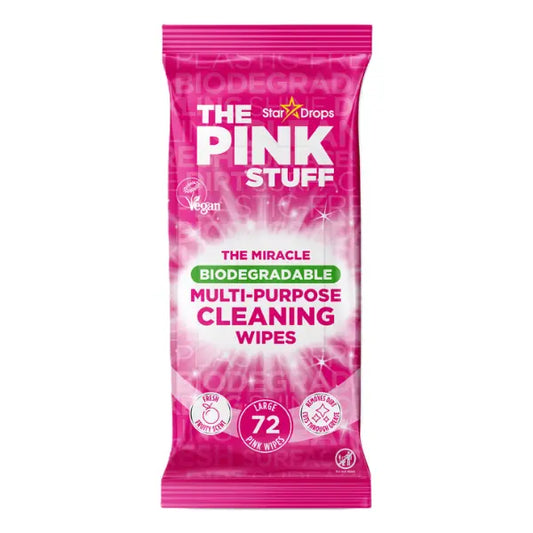 Miracle Lingettes nettoyantes multi-usages biodégradables The Pink Stuff - Image 1