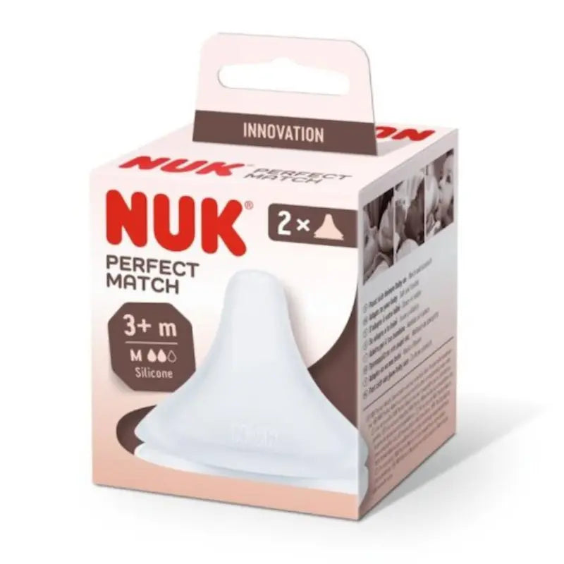 Nuk Perfect Match – Lot de 2 tétines 3 mois+ - Image 2