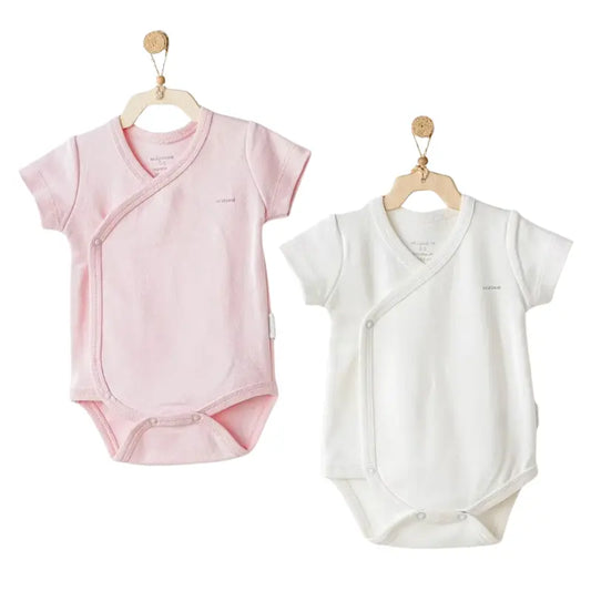 Pack 2 Bodys Bébé Demi- Manches AC26036 Andywawa - Image 1