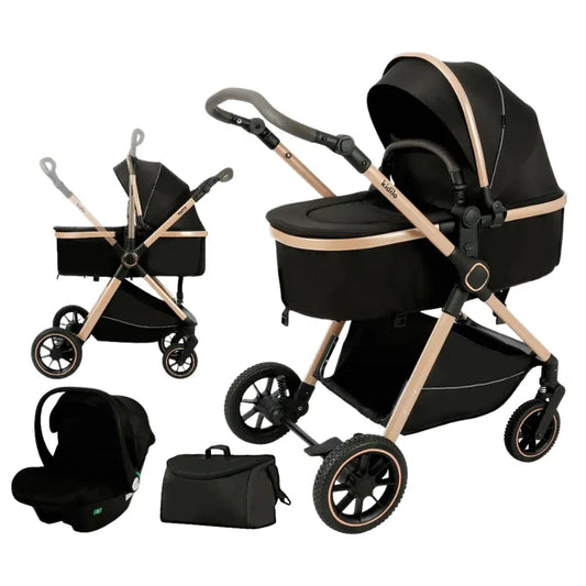 Pack Poussette Multifonctions – Kidilo - Noir - Image 1