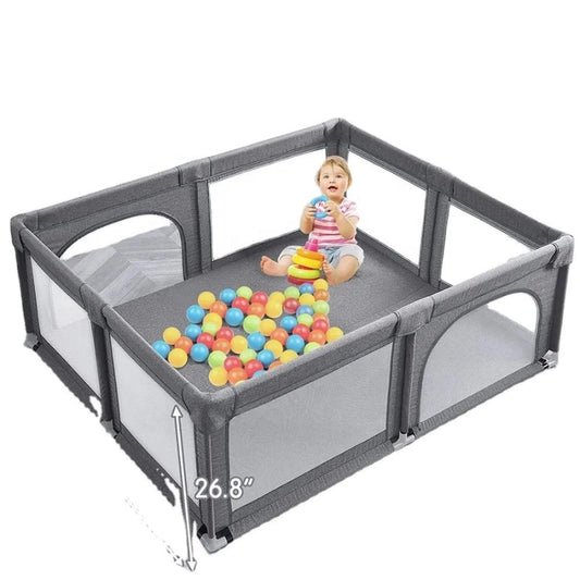 Parc de jeux bébé portable et pliable 150x180x68 cm - Image 1
