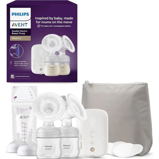 Philips Avent Tire-lait électrique double, qualité hospitalière et moteur rechargeable - Image 1