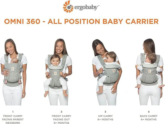 Porte-bébé Ergobaby Gris Carbone 3 à 20 kg - Image 3