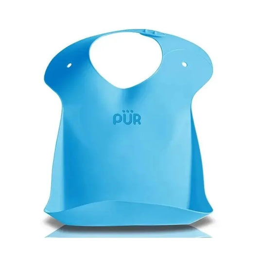 PUR Catcher Bib – Bavoir Rose avec Récupérateur - Image 1