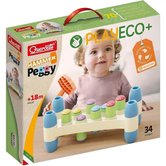 Quercetti Hammer Peggy Eco - 18 M+ - Image 1
