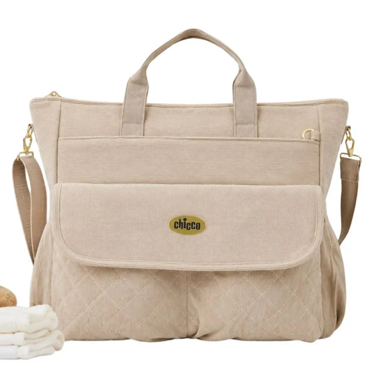 Sac à Langer Chicco Velours – Beige - Image 1