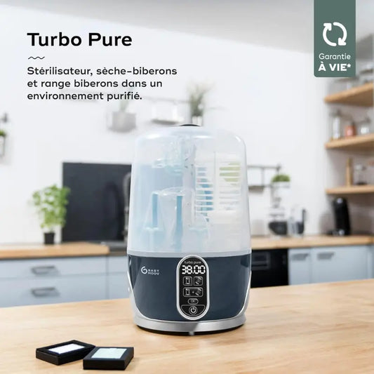Stérilisateur et sèche-biberon Turbo Pure - Babymoov - Image 3