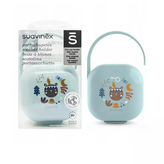 Suavinex Boîte à Sucettes avec poignée flexible - Forêt - Image 1