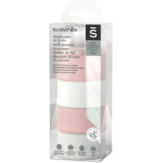 Suavinex Boîte de lait en poudre - Rose - Image 3
