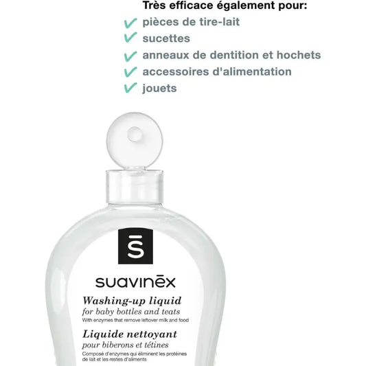 Suavinex, Liquide Vaisselle pour Biberons, Tétines et Accessoires 500ml - Image 3