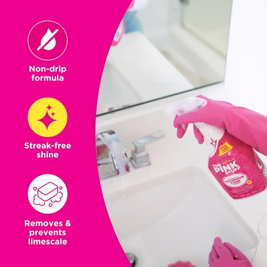 The Pink Stuff Le nettoyant moussant miracle pour salle de bain 750 ml - Image 3