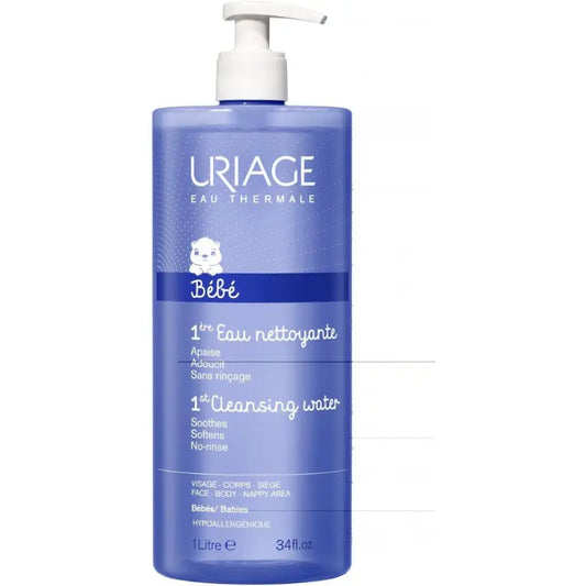 Uriage Bébé 1ère Eau Nettoyant Sans Rinçage 1L - Image 1