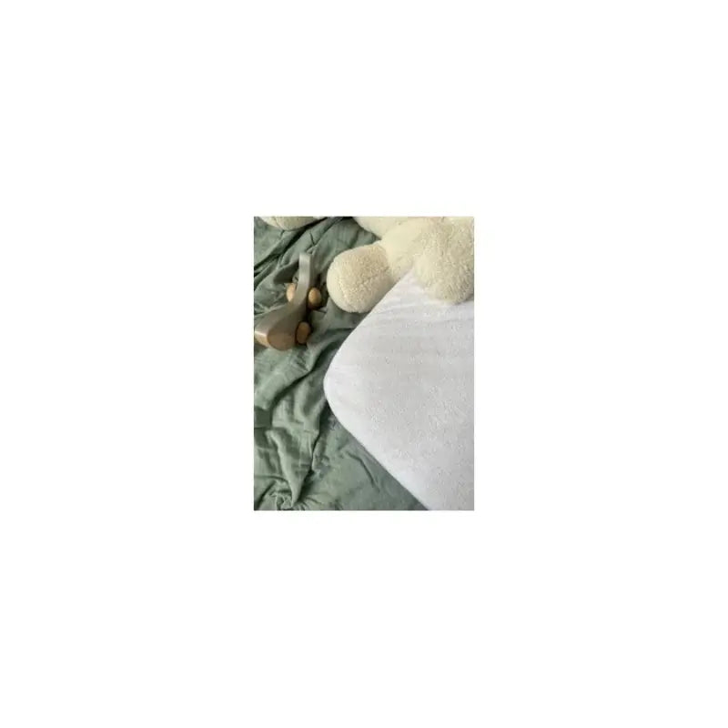 Alèse bébé éponge 70x140cm blanc -Candide - Image 3