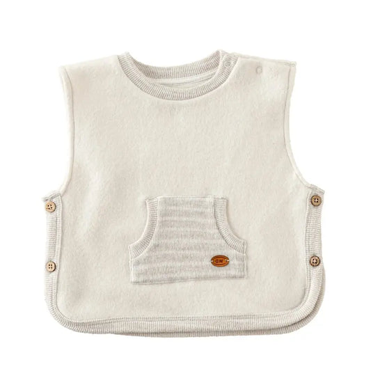 Andy Wawa Gilet Doux Écru ac25161 - Image 1