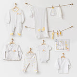Andy WaWa – Happy Chicky White Ensemble nouveau-né 10 piècesAndy WaWa – Happy Chicky White Ensemble nouveau-né 10 pièces - Image 1