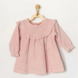 Andywawa AC22306 Robe bébé Robe velours bébé étoiles - Image 1