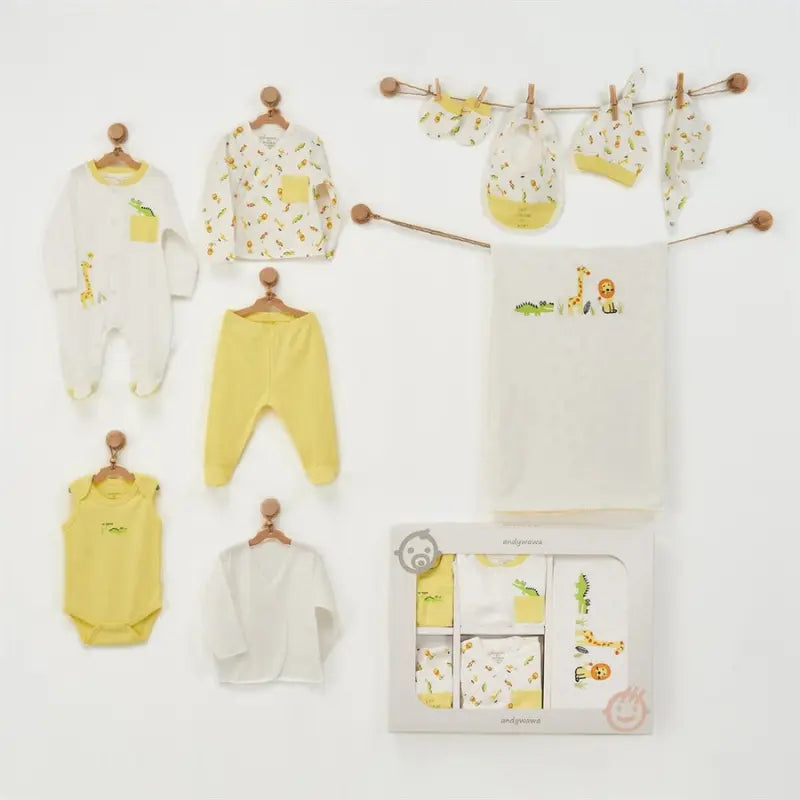 Andywawa AC22521 Baby Hospital Exit Ensemble de 10 pièces pour nouveau-né - Image 1
