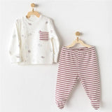 Andywawa Ac23687 Ensemble de 2 bodys pour bébé motif zèbre - Image 1