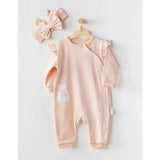 Andywawa AC24117 Barboteuse bébé fille « Bunnies Be Sking » - Image 1