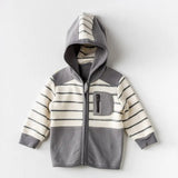 Andywawa AC24157 Veste bébé Little Zebra Écru Gris - Image 1