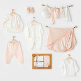 Andywawa Coffret nouveau-né  10 pièces de sortie d'hôpital pour Fille - Image 1