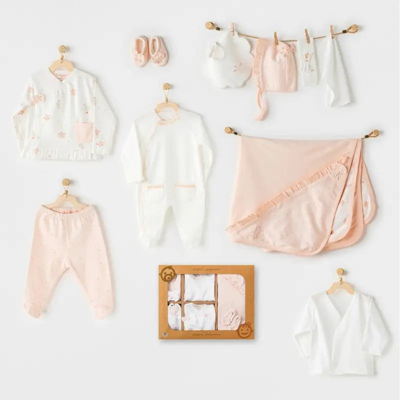 Andywawa Coffret nouveau-né  10 pièces de sortie d'hôpital pour Fille - Image 2